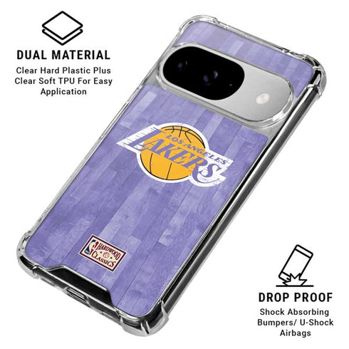 NBA Los Angeles Lakers Hardwood Classics Google Pixel 10 Clear Case